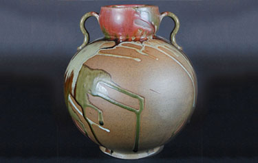 Ceramic vase art
