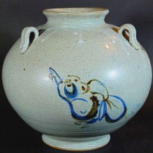 contemporary art ceramic jar